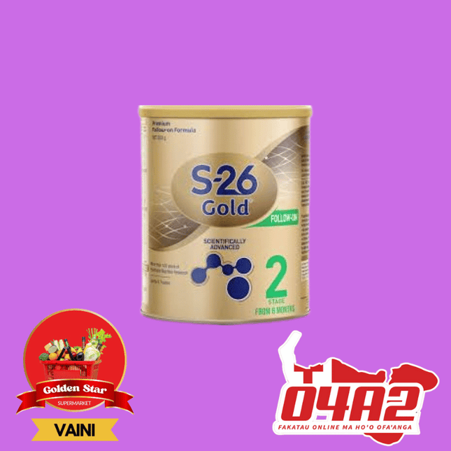 S-26 Gold Infant Formula #2 Newborn 900g - "PICK UP FROM GOLDEN STAR, VAINI TONGATAPU"