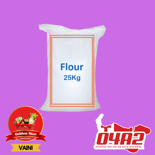 Flour 25Kg - "PICK UP FROM GOLDEN STAR, VAINI TONGATAPU"