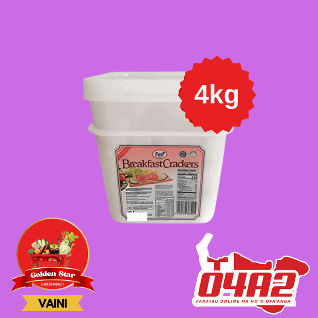 FmF Crackers 4Kg - "PICK UP FROM GOLDEN STAR, VAINI TONGATAPU"
