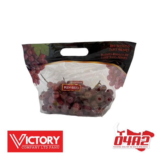 Red Seedles Table Grapes 1kg - "PICK UP FROM VICTORY SUPERMARKET & WHOLESALE, PAHU"