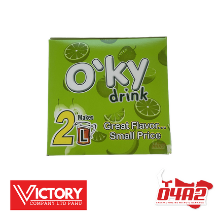 O'ky Drink Lime Flavor 2L - "PICK UP FROM VICTORY SUPERMARKET & WHOLESALE, PAHU"