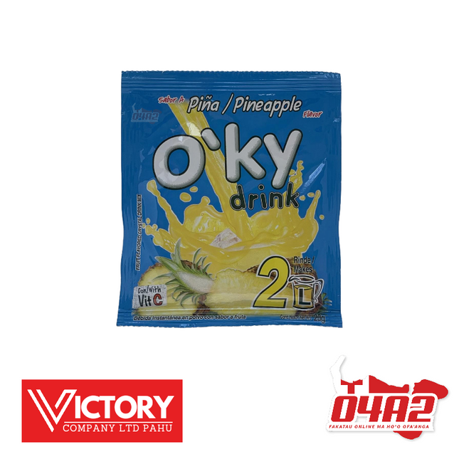 O'ky Drink Pineapple Flavor 2L - "PICK UP FROM VICTORY SUPERMARKET & WHOLESALE, PAHU"