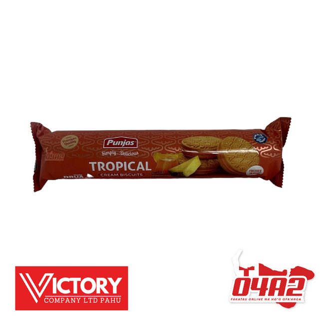 Punjas Tropical Cream Biscuit - "PICK UP FROM VICTORY SUPERMARKET & WHOLESALE, PAHU"