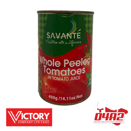 Whole Peeled Tomatoes 400g - “PICK UP FROM VICTORY SUPERMARKET & WHOLESALE, PAHU"