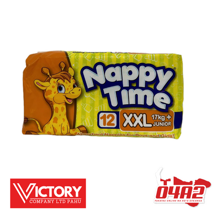 Nappy Time Diaper XXL - "PICK UP FROM VICTORY SUPERMARKET & WHOLESALE, PAHU"