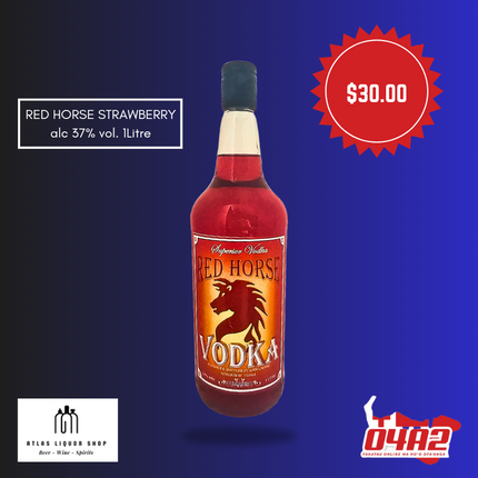 Red Horse Strawberry 21+ ONLY - "PICK UP FROM ATLAS LIQUOR, HA'ATEIHO"