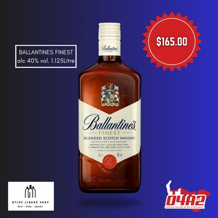 Ballantines 21+ ONLY - "PICK UP FROM ATLAS LIQUOR, HA'ATEIHO"