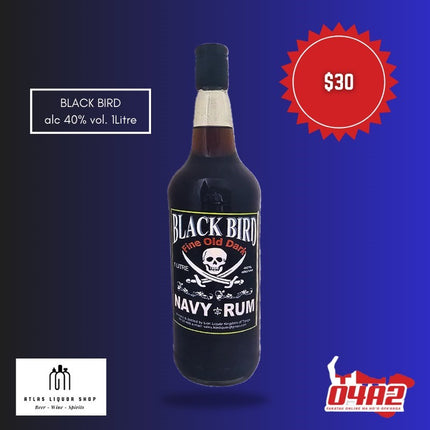 Black Bird Rum 21+ ONLY - "PICK UP FROM ATLAS LIQUOR, HA'ATEIHO"