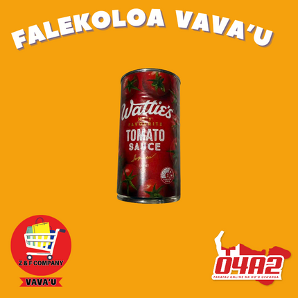 Tomato Sauce 575g - "PICK UP FROM Z&F HANGA KI POUONO, NEIAFU VAVA'U"