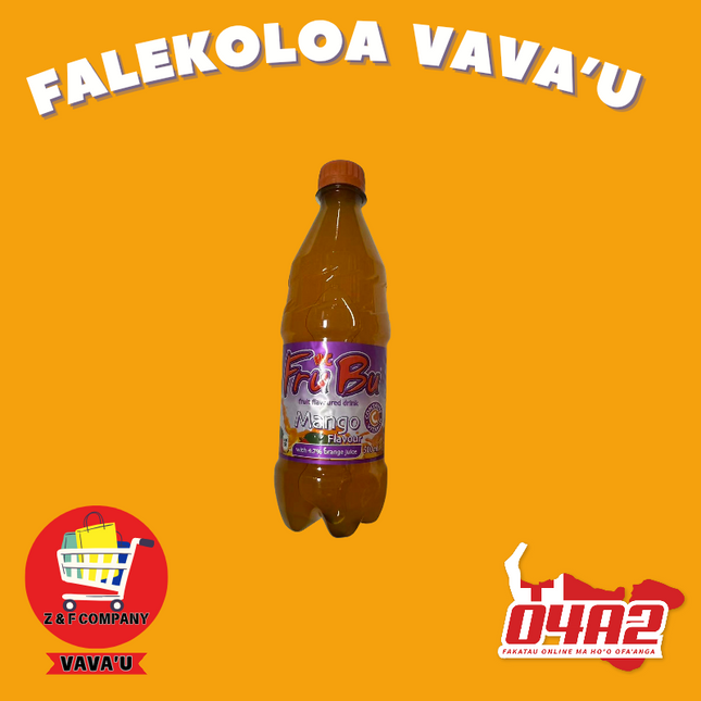 Frubu Drink 500ml - "PICK UP FROM Z&F HANGA KI POUONO, NEIAFU VAVA'U"
