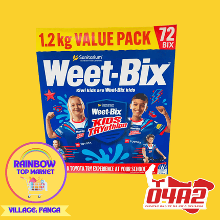 Weet Bix 1.2Kg - "PICK UP FROM RAINBOW TOP MARKET IN FANGA"