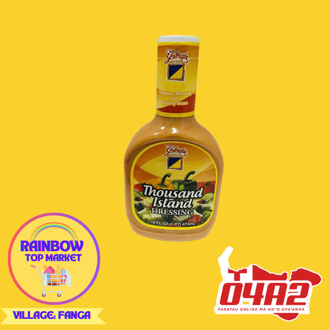 Thousand Island Dressing - "PICK UP FROM RAINBOW TOP MARKET IN FANGA"