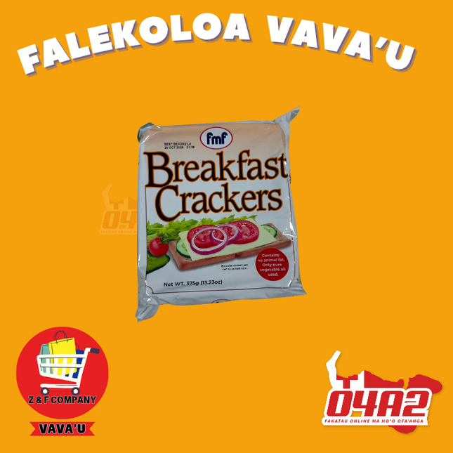 FMF Breakfast Crackers - "PICK UP FROM Z&F HANGA KI POUONO, NEIAFU VAVA'U"