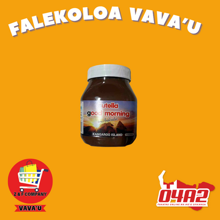 Nutella 750g - "PICK UP FROM Z&F HANGA KI POUONO, NEIAFU VAVA'U"