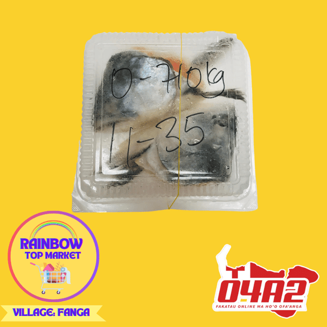 Salmon Head 1Kg - "PICK UP FROM RAINBOW TOP MARKET IN FANGA"