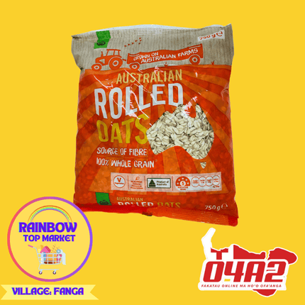 Australian Rolled Oats 750g - "PICK UP FROM RAINBOW TOP MARKET IN FANGA"