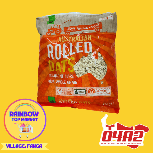 Australian Rolled Oats 750g - "PICK UP FROM RAINBOW TOP MARKET IN FANGA"