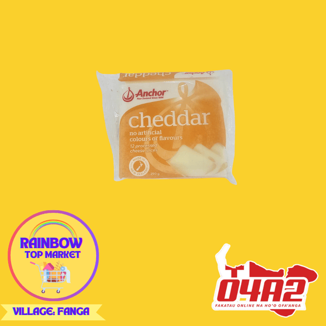 Anchor Cheddar Cheese - "PICK UP FROM RAINBOW TOP MARKET IN FANGA"