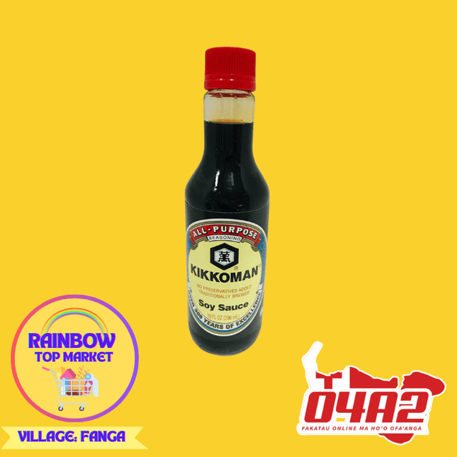 Kikkoman Soy Sauce - "PICK UP FROM RAINBOW TOP MARKET IN FANGA"