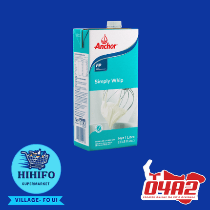 Anchor Whipping Cream - PICK UP FROM HIHIFO SUPERMARKET, FO'UI"