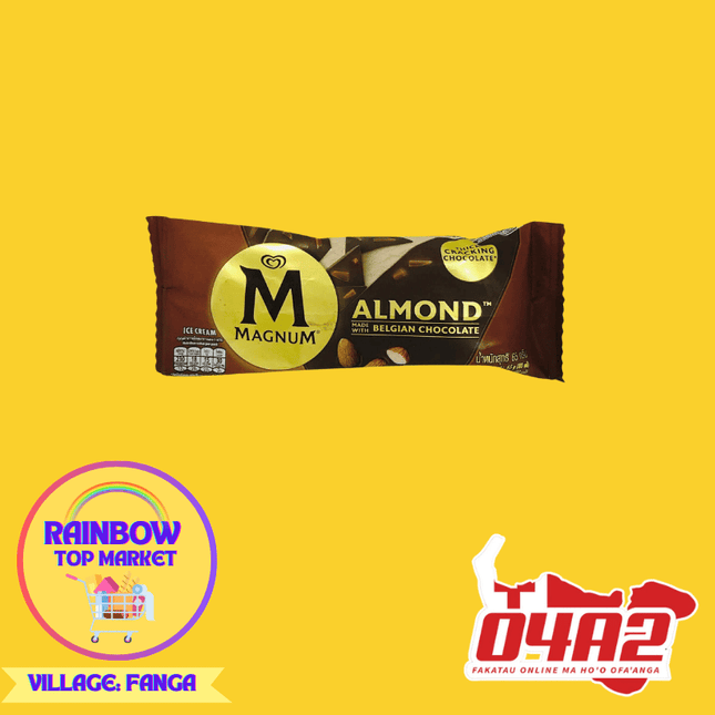 Magnum Almond Ice Cream - "PICK UP FROM RAINBOW TOP MARKET IN FANGA"