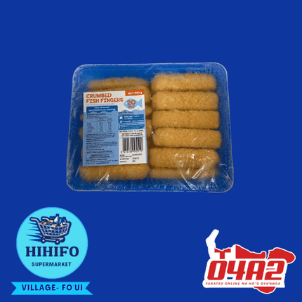 Crumbed Fish Finger 800g - PICK UP FROM HIHIFO SUPERMARKET, FO'UI"