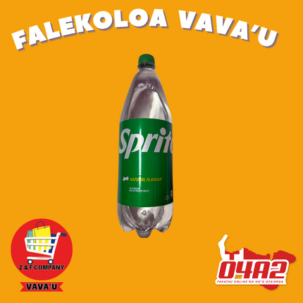Sprite 1.25L - "PICK UP FROM Z&F HANGA KI POUONO, NEIAFU VAVA'U"