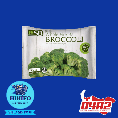 Whole Florets Brocolli 1Kg - PICK UP FROM HIHIFO SUPERMARKET, FO'UI"