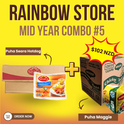 Mid Year Combo #5 (Puha Maggi & Puha Hot Dog Seara) - PICK UP FROM RAINBOW TOP MARKET IN FANGA"