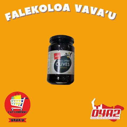 Olives 354g - "PICK UP FROM Z&F HANGA KI POUONO, NEIAFU VAVA'U"