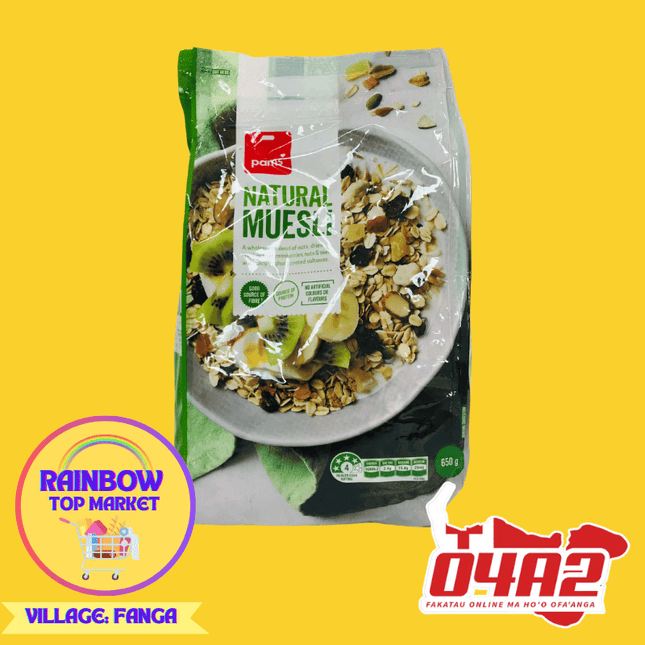 Pams Natural Muesli - "PICK UP FROM RAINBOW TOP MARKET IN FANGA"