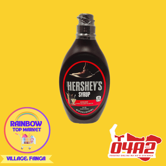 Hersheys Syrup - "PICK UP FROM RAINBOW TOP MARKET IN FANGA"