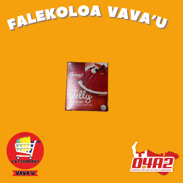 Jelly 85g - "PICK UP FROM Z&F HANGA KI POUONO, NEIAFU VAVA'U"