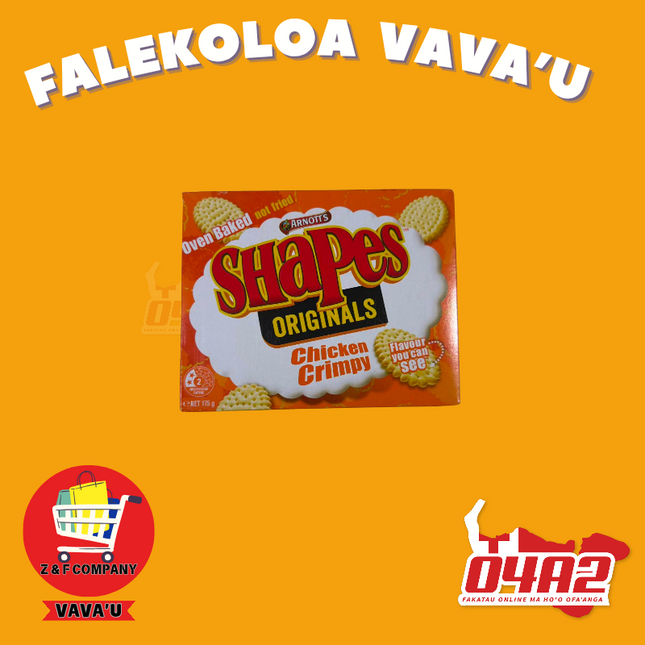 FMF Shapes Biscuit - "PICK UP FROM Z&F HANGA KI POUONO, NEIAFU VAVA'U"