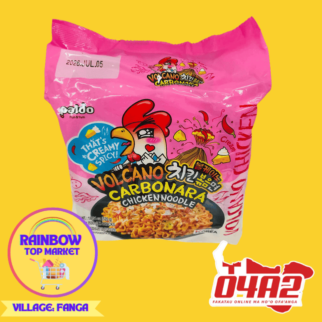 Spicy Carbonara Noodle - "PICK UP FROM RAINBOW TOP MARKET IN FANGA"
