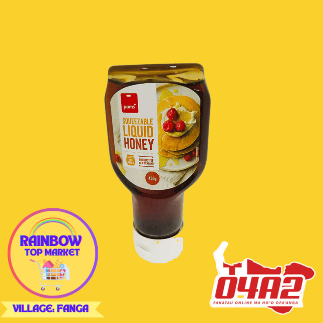 Squeezable Liquid Honey - "PICK UP FROM RAINBOW TOP MARKET IN FANGA"