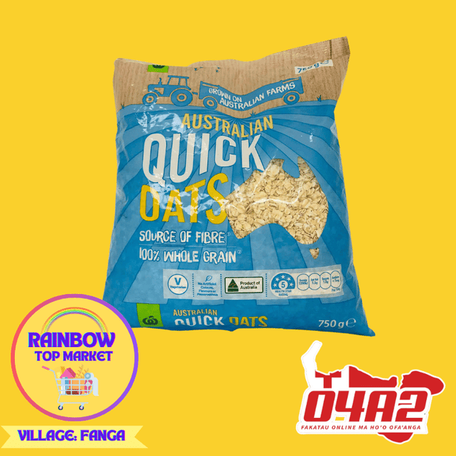Australian Quick Oats 750g- "PICK UP FROM RAINBOW TOP MARKET IN FANGA"