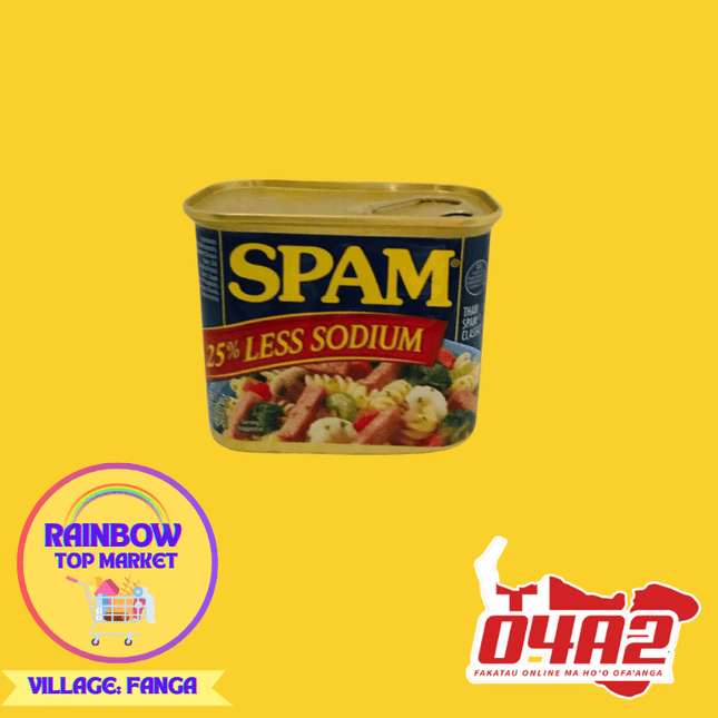 Spam Less Sodium 340g - "PICK UP FROM RAINBOW TOP MARKET IN FANGA"