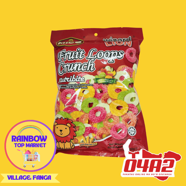 Fruit Loops Crunch Cereal - "PICK UP FROM RAINBOW TOP MARKET IN FANGA"