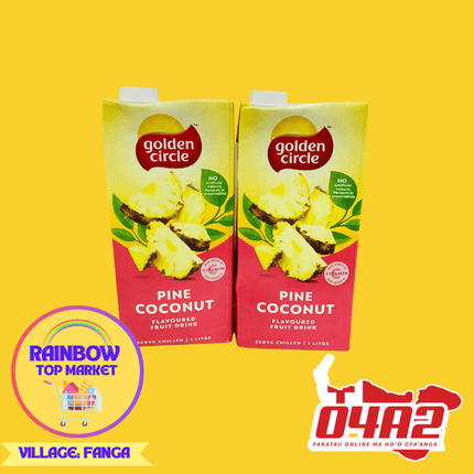 2 x Golden Circle Pine Coconut - "PICK UP FROM RAINBOW TOP MARKET IN FANGA"