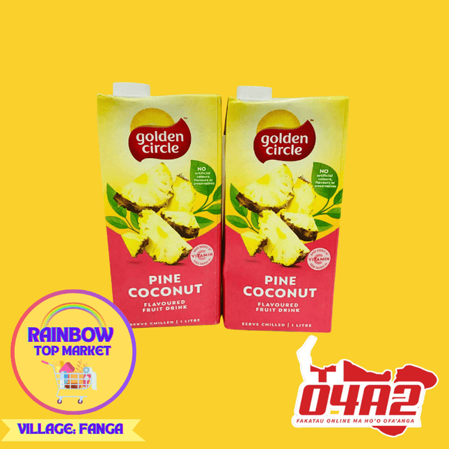 2 x Golden Circle Pine Coconut - "PICK UP FROM RAINBOW TOP MARKET IN FANGA"