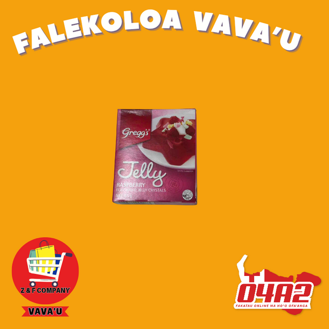 Jelly 85g - "PICK UP FROM Z&F HANGA KI POUONO, NEIAFU VAVA'U"