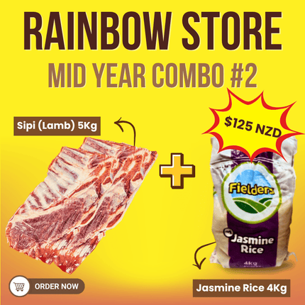 Mid Year Combo #2 (Jasmine Rice 4Kg & Sipi 5Kg) - PICK UP FROM RAINBOW TOP MARKET IN FANGA"