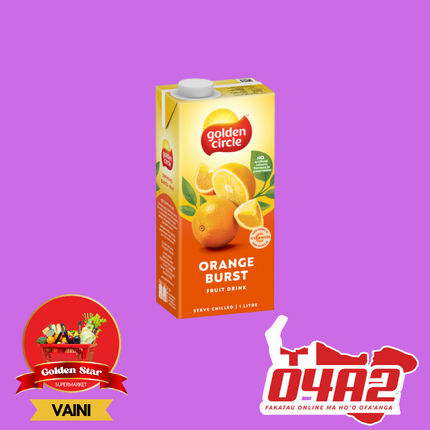 Golden Juice (Orange Burst) - "PICK UP FROM GOLDEN STAR, VAINI TONGATAPU"