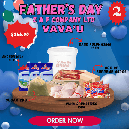 (X3 Anchor Milk 1L)(Kane Pulumasima 15Kg)(Sugar 2Kg)(Puha Moa 15Kg)(Puha Supreme Noodles) - “PICK UP FROM Z&F HANGA KI POUONO, NEIAFU VAVA'U"