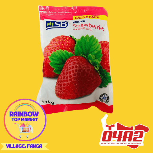 Frozen Strawberry 1Kg - "PICK UP FROM RAINBOW TOP MARKET IN FANGA"