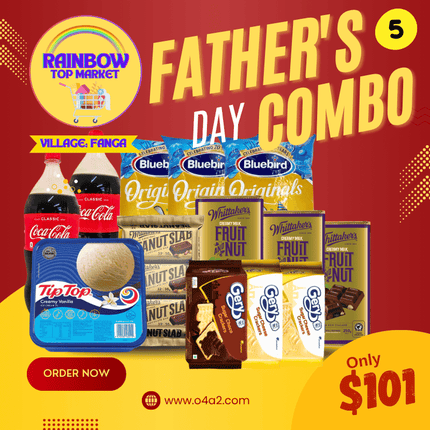 (X2 Coke 2L)(Tiptop 2L)(Peanut Slab - Whole Packet)(X3 Whittaker Chocolates)(X3 Bluebird Chips) (X3 Gery Saluut Crackers) - "PICK UP FROM RAINBOW TOP MARKET IN FANGA"