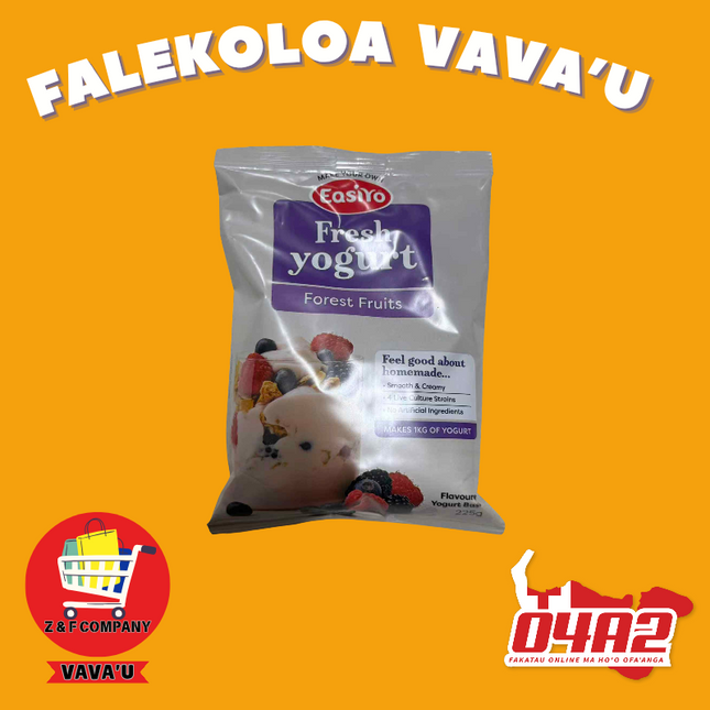 Fresh Yogurt 225g - "PICK UP FROM Z&F HANGA KI POUONO, NEIAFU VAVA'U"