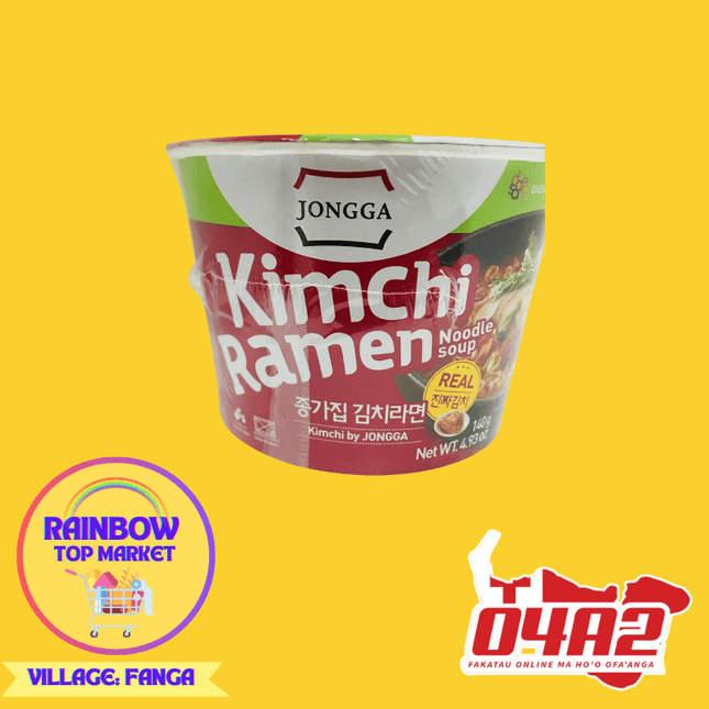 Kimchi Ramen Noodles - "PICK UP FROM RAINBOW TOP MARKET IN FANGA"