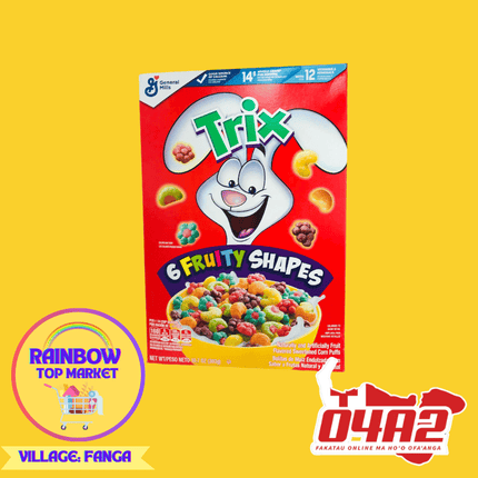 Tric 6 Fruity Shapes Cereal - "PICK UP FROM RAINBOW TOP MARKET IN FANGA"